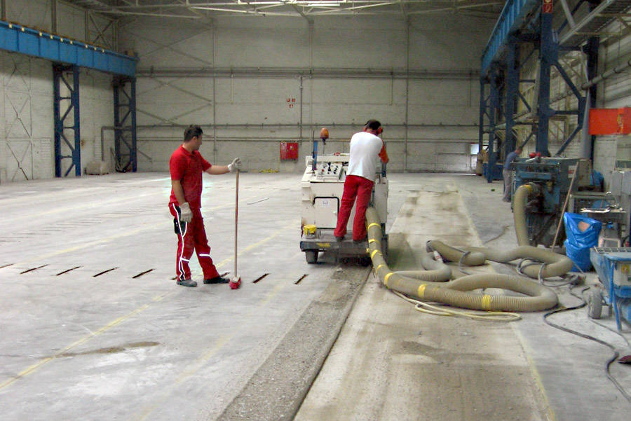 Chemoboden Mittermeier - Estrich kugelstrahlen