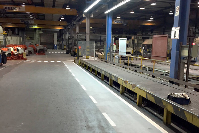 Chemoboden Mittermeier - Markierungen