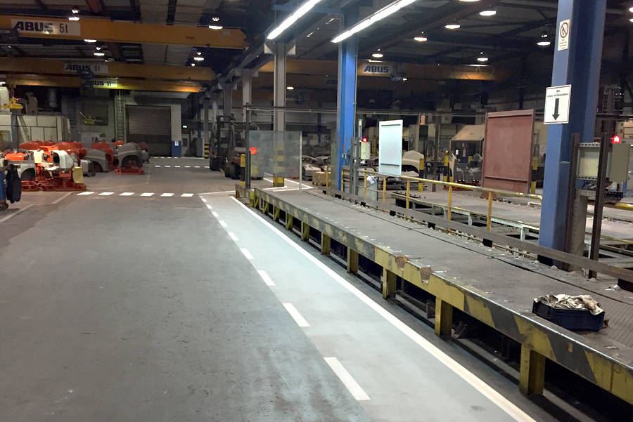 Chemoboden Mittermeier - Markierungen