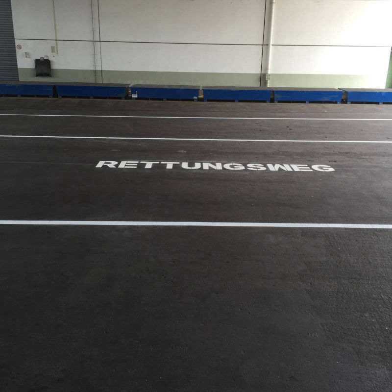 Chemoboden Mittermeier - Markierungen